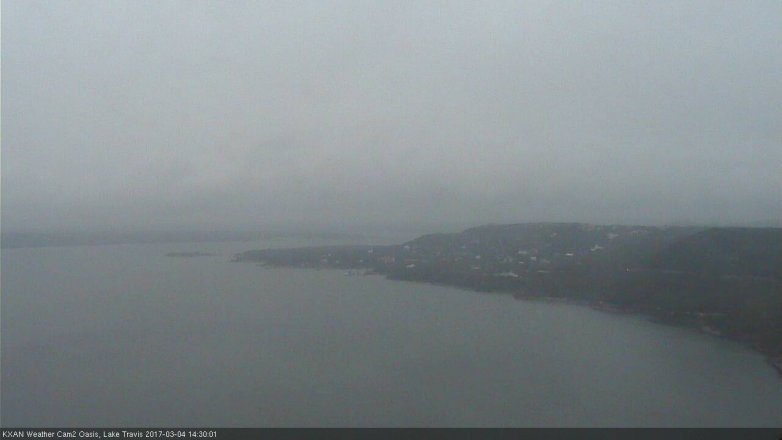 Lake Travis webcam, March 4, 2017 1:50 PM CT