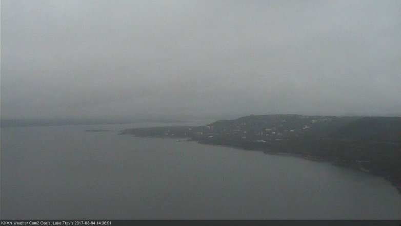 Lake Travis webcam, March 4, 2017 2:05 PM CT
