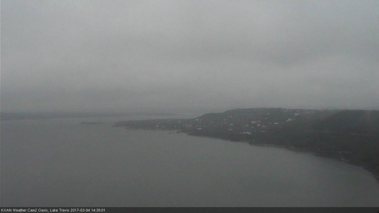 Lake Travis webcam, March 4, 2017 2:10 PM CT
