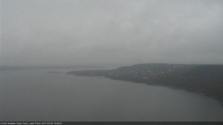 Lake Travis webcam, March 4, 2017 2:15 PM CT