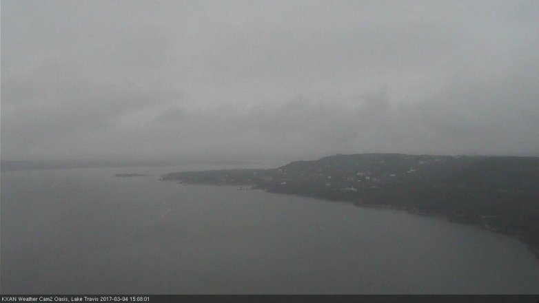 Lake Travis webcam, March 4, 2017 2:40 PM CT