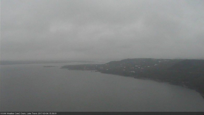 Lake Travis webcam, March 4, 2017 2:45 PM CT