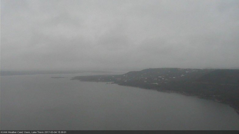 Lake Travis webcam, March 4, 2017 3:00 PM CT