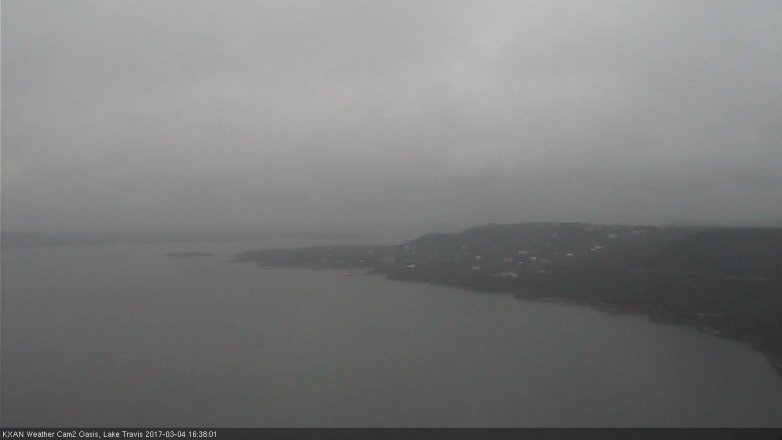 Lake Travis webcam, March 4, 2017 3:45 PM CT