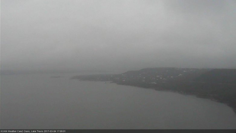 Lake Travis webcam, March 4, 2017 4:25 PM CT