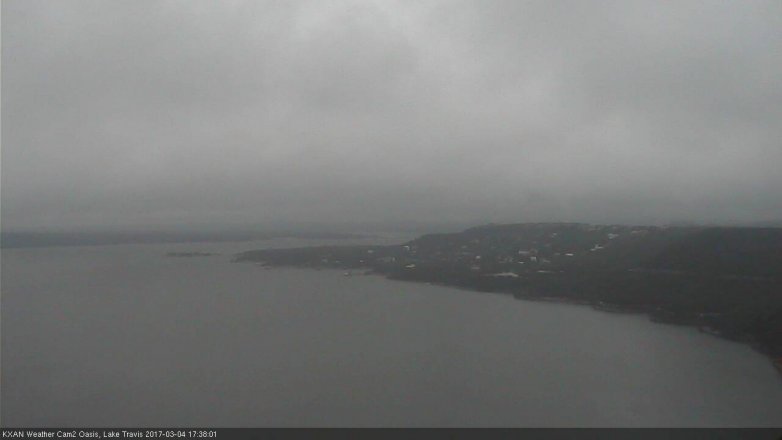 Lake Travis webcam, March 4, 2017 4:50 PM CT