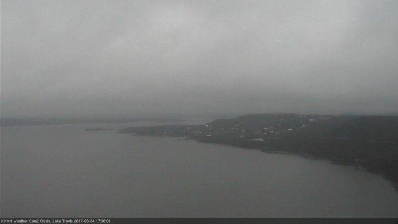 Lake Travis webcam, March 4, 2017 4:55 PM CT