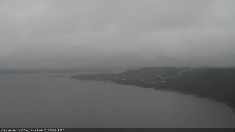 Lake Travis webcam, March 4, 2017 5:00 PM CT