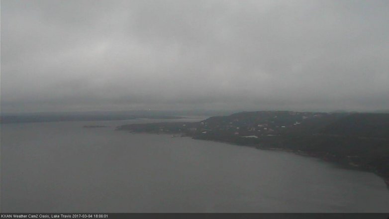Lake Travis webcam, March 4, 2017 5:10 PM CT