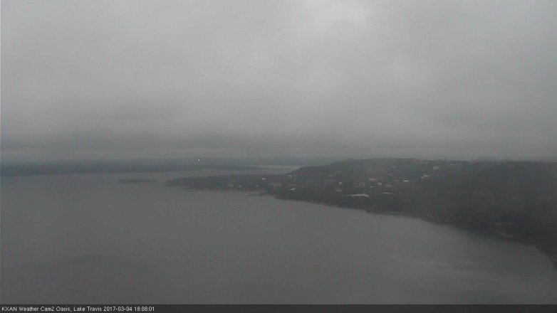 Lake Travis webcam, March 4, 2017 5:20 PM CT