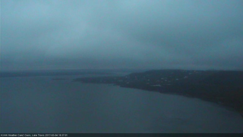 Lake Travis webcam, March 4, 2017 6:00 PM CT