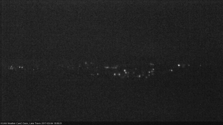 Lake Travis webcam, March 4, 2017 6:35 PM CT