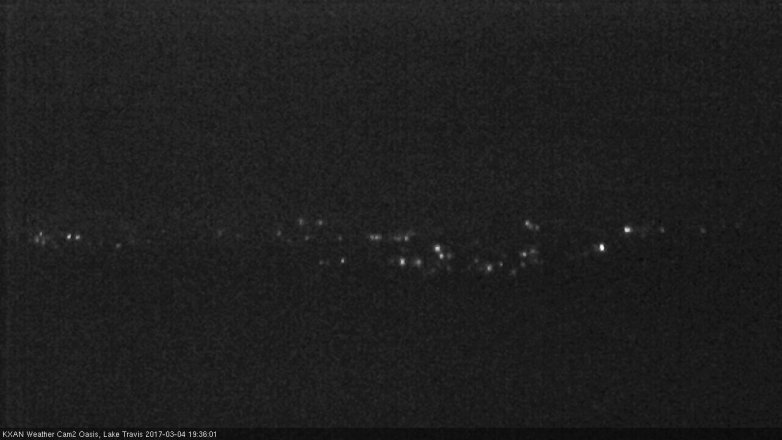 Lake Travis webcam, March 4, 2017 6:40 PM CT