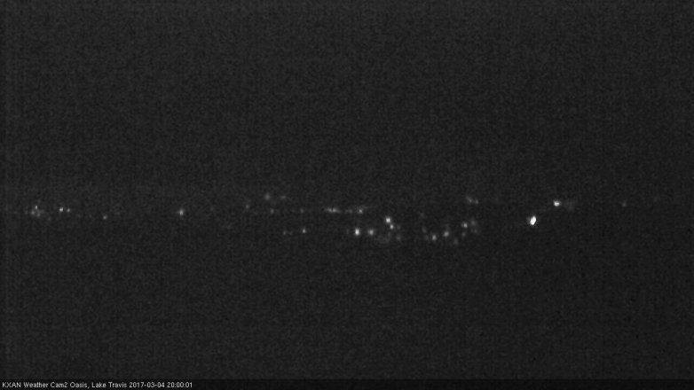 Lake Travis webcam, March 4, 2017 7:10 PM CT