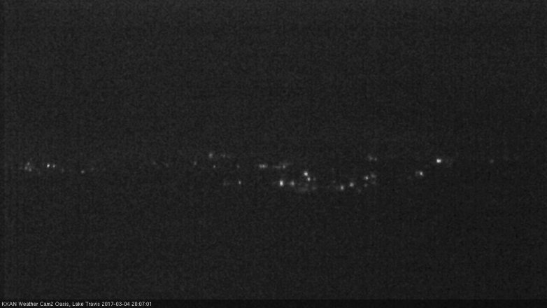 Lake Travis webcam, March 4, 2017 7:35 PM CT