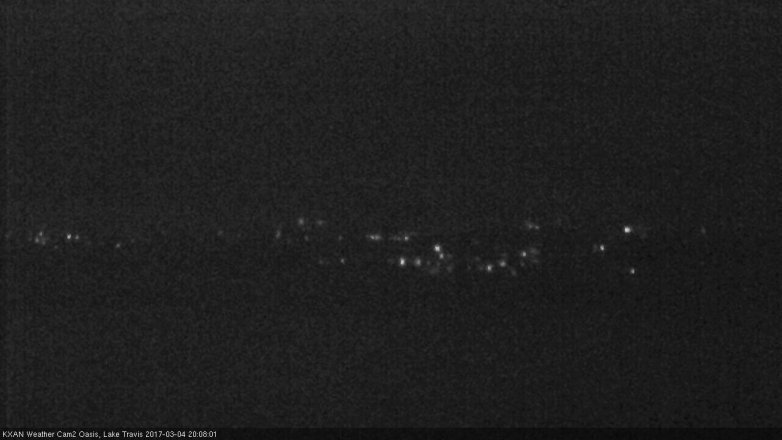 Lake Travis webcam, March 4, 2017 7:40 PM CT