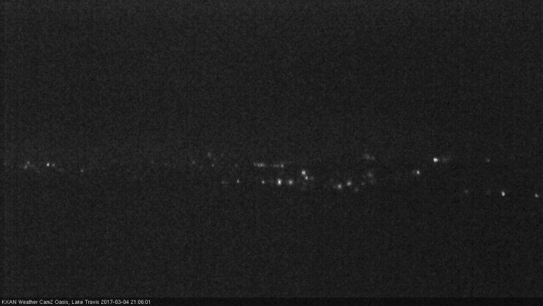 Lake Travis webcam, March 4, 2017 8:15 PM CT