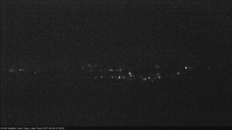 Lake Travis webcam, March 4, 2017 8:20 PM CT