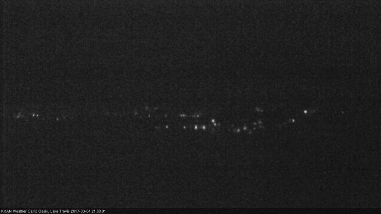 Lake Travis webcam, March 4, 2017 8:25 PM CT