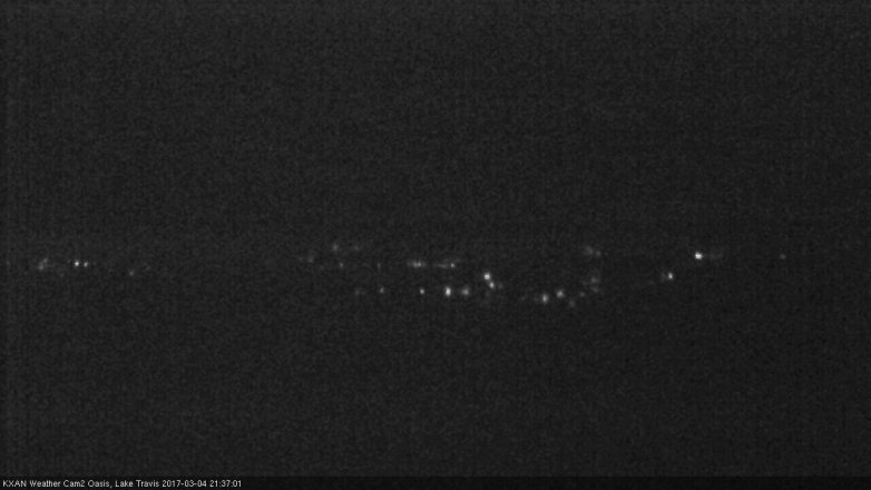 Lake Travis webcam, March 4, 2017 8:45 PM CT