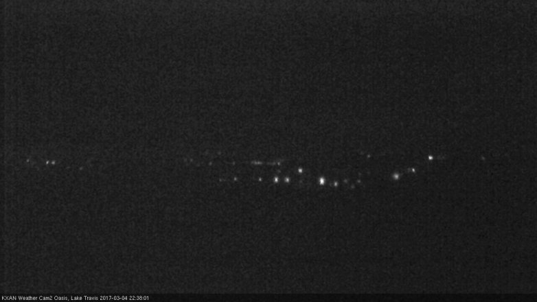 Lake Travis webcam, March 4, 2017 9:55 PM CT
