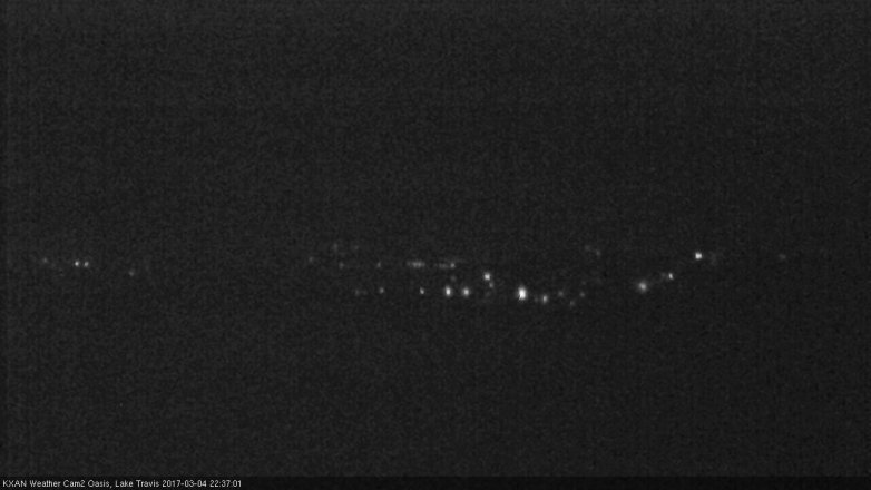 Lake Travis webcam, March 4, 2017 10:05 PM CT