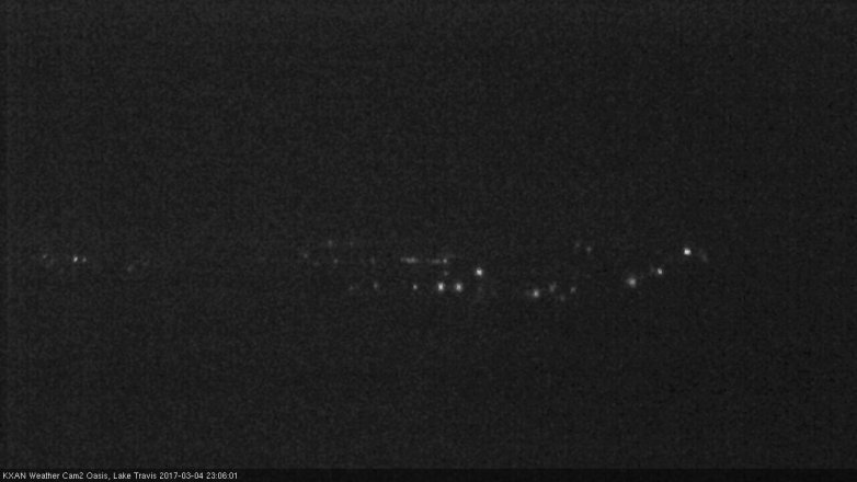 Lake Travis webcam, March 4, 2017 10:10 PM CT