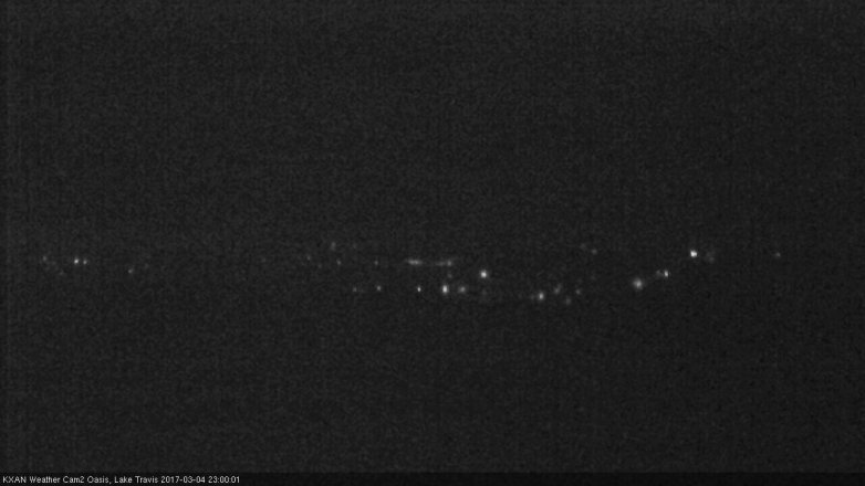 Lake Travis webcam, March 4, 2017 10:15 PM CT