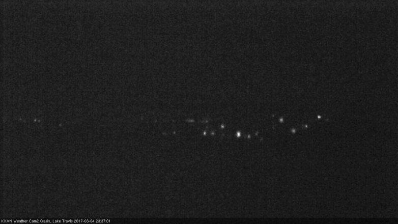 Lake Travis webcam, March 4, 2017 10:45 PM CT