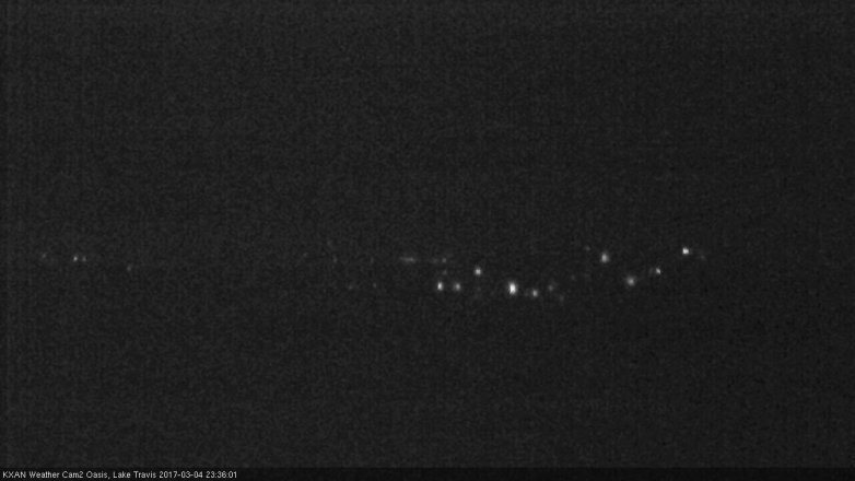 Lake Travis webcam, March 4, 2017 11:05 PM CT