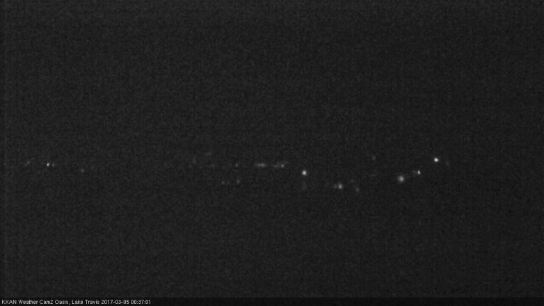 Lake Travis webcam, March 4, 2017 11:45 PM CT