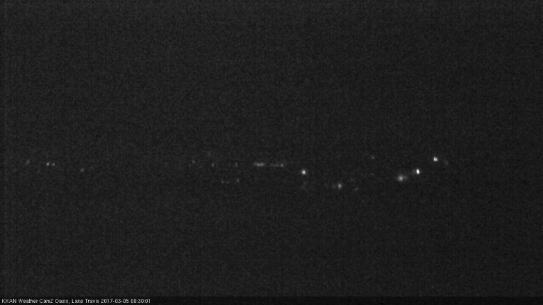 Lake Travis webcam, March 4, 2017 11:50 PM CT