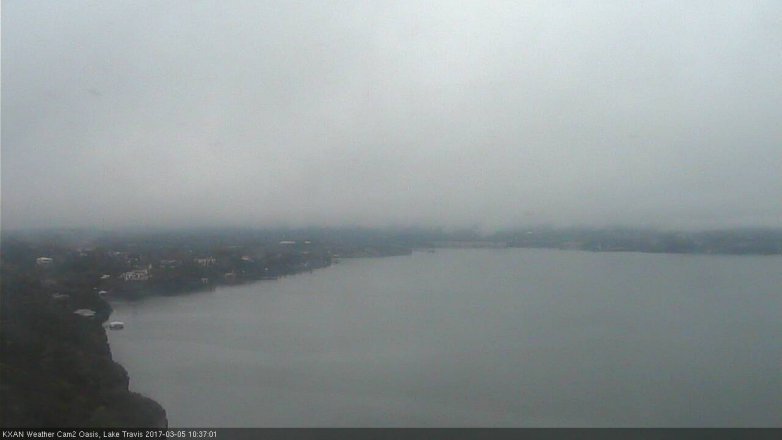 Lake Travis webcam, March 5, 2017 9:55 AM CT