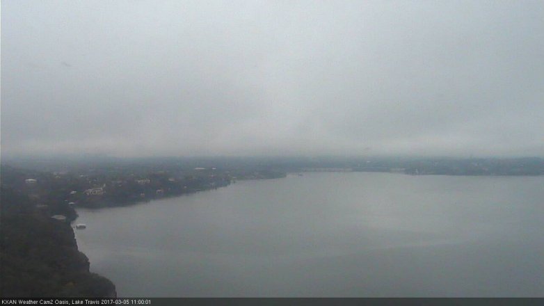 Lake Travis webcam, March 5, 2017 10:20 AM CT