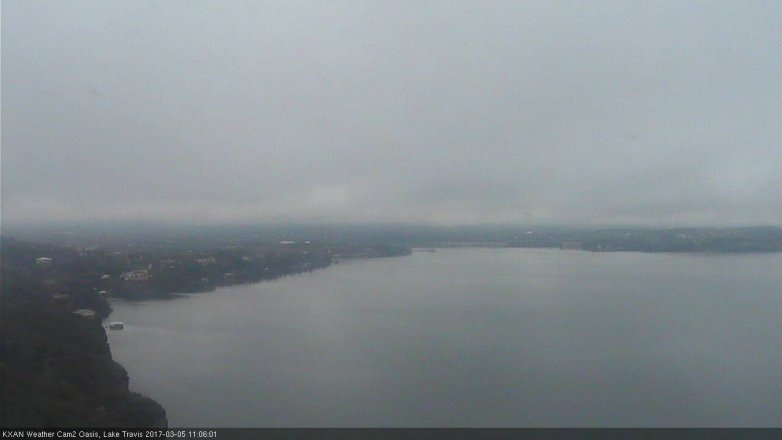 Lake Travis webcam, March 5, 2017 10:25 AM CT