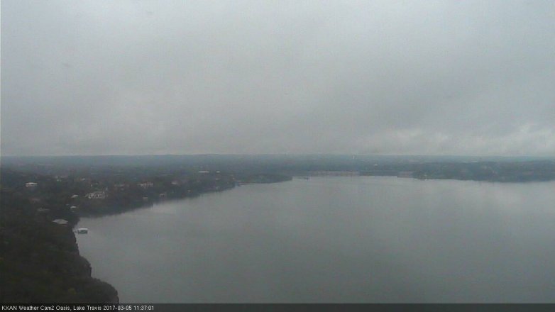 Lake Travis webcam, March 5, 2017 10:50 AM CT