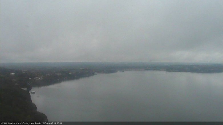 Lake Travis webcam, March 5, 2017 11:00 AM CT