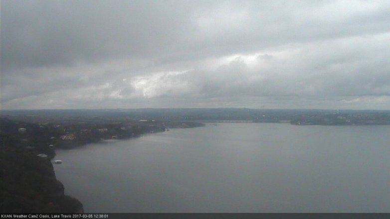 Lake Travis webcam, March 5, 2017 12:10 PM CT