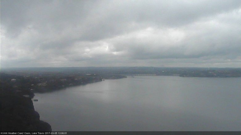 Lake Travis webcam, March 5, 2017 12:15 PM CT