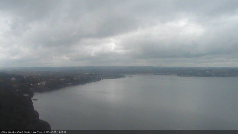 Lake Travis webcam, March 5, 2017 12:20 PM CT