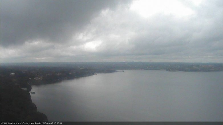 Lake Travis webcam, March 5, 2017 12:25 PM CT