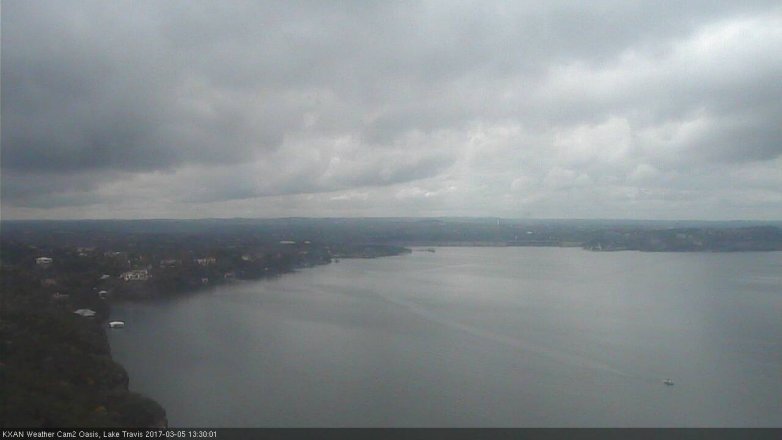 Lake Travis webcam, March 5, 2017 12:45 PM CT