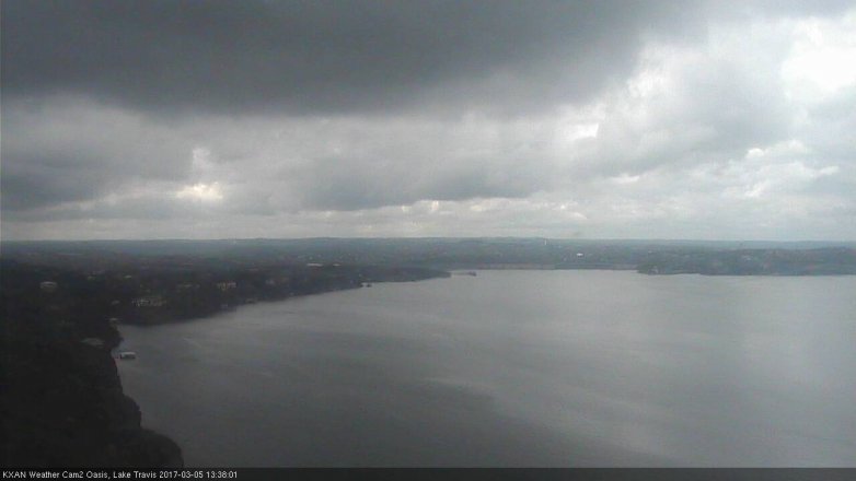 Lake Travis webcam, March 5, 2017 1:05 PM CT