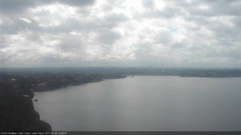 Lake Travis webcam, March 5, 2017 1:25 PM CT