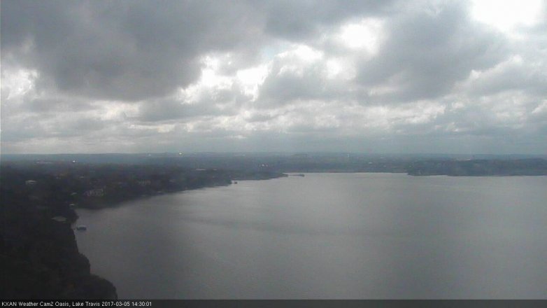 Lake Travis webcam, March 5, 2017 1:55 PM CT