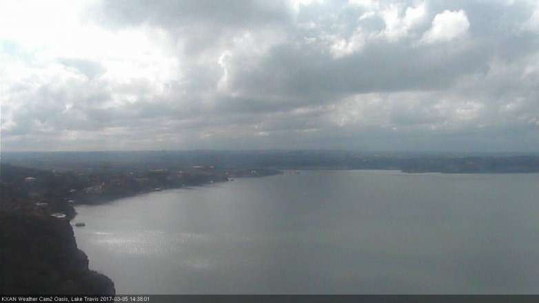 Lake Travis webcam, March 5, 2017 2:00 PM CT