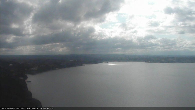 Lake Travis webcam, March 5, 2017 2:50 PM CT