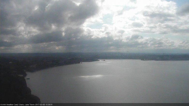 Lake Travis webcam, March 5, 2017 3:00 PM CT