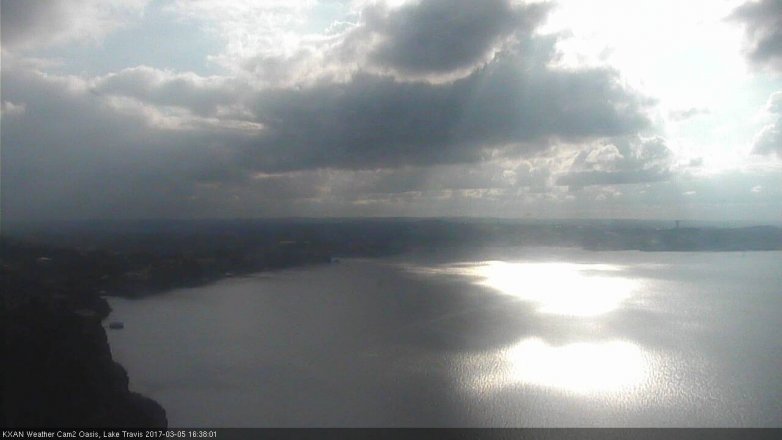 Lake Travis webcam, March 5, 2017 4:00 PM CT