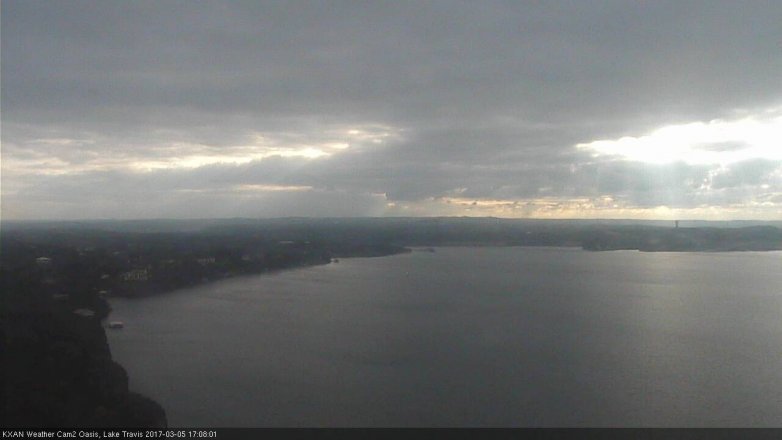 Lake Travis webcam, March 5, 2017 4:35 PM CT